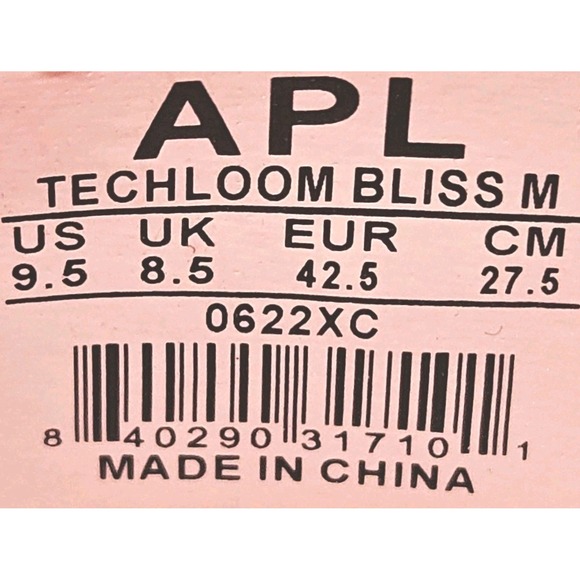 APL TechLoom Bliss Athletic Shoes Slip On Sneaker Bright Red Orange Size 9.5 NEW - Picture 7 of 8